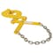 Vestil Steel Low Profile Double Scissor Pallet Puller, 2" x 16-3/4". x 13-3/4", 5000 lb Capacity, Yellow PAL-LP - alternate 3